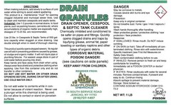 Case of 12 (1lb each) Drain Cleaner Opener Powder Granular / Liquid Alternative