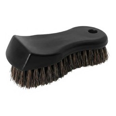 Leather Cleaning Brush for Car Interior, Long Bristle Horse Hair Vehicle Leat…