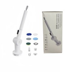 Electric Spin Scrubber for Cleaning with 1500mAh Batteries 8 Brushes/Brush head