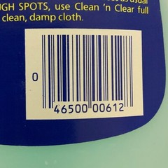 Vintage Clean N Clear All Purpose Cleaner 28 Fl Oz Bottle SC Johnson 1984 – 60%