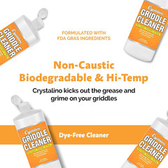 Flat Top Grill Cleaner 32 Fl Oz Removes Grease Rust Fats Carbon Calcium Griddle