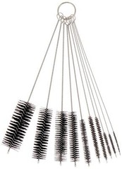 Pipe Cleaners 8 Inch Nylon Bottle Straw Cleaning Brush Set Stainless Steel Handl