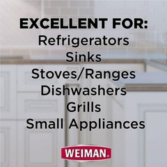 Weiman Stainless Steel Cleaner and Polish Spray, 17 oz, Pack of 1 – NEW