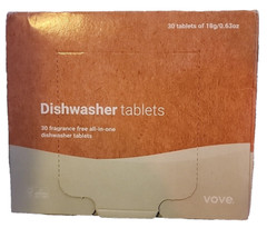 Vove Fragrance Free Dish Washer Tablets 30 pieces (T42)