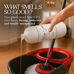 Highly Scented Mop Soap – Long Lasting Floor Cleaner for Hardwood, Tile & Stone,