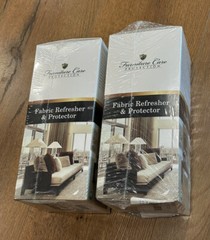 Lot (2) Furniture Care Protection Kit Leather Clean Fabric Refresher Wood Polish
