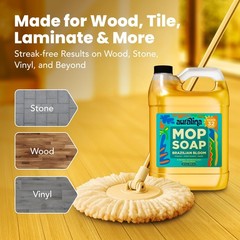 Luxury Mop Soap for Floor Cleaning – Highly Scented Brazilian Waves Concentra…