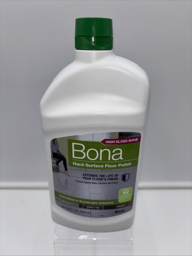 Bona 32 oz. High-Gloss Stone, Tile & Laminate Floor Polish, New Sealed