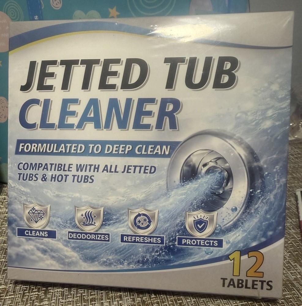 Active Jetted Tub Cleaner 12-Tablet Pack for Jacuzzi/Whirlpool NEW