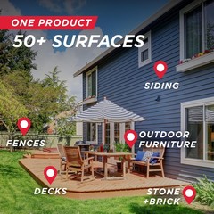 30 SECONDS Outdoor Cleaner 2 Pack with Hose End Sprayer Cleans Stains from Algae
