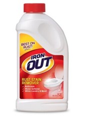 IRON OUT PowderMulti Surface Rust Stain Remover 28oz Sink Bowl Cleaner IO30N