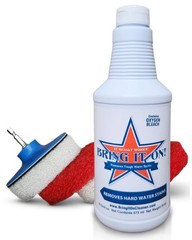 Hard Water Stain Remover 16 oz | Glass & Soap Scum Cleaner for Shower, Tile, Gro