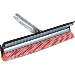 (12)- Ettore 10 In. Rubber Squeegee W/nylon scrubber Model: 59010