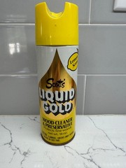 Vintage Scott’s Liquid Gold 14 oz Lemon Scent Wood Cleaner & Preservative