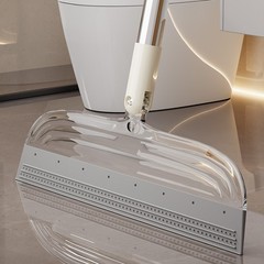 Silicone Shower Squeegee Floor Wiper Long Handle Window Tile Glass Cleaner Tool