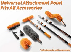 20 Foot High Duster Kit with 4-12 ft Extension Pole High Ceiling Duster C…