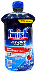 Finish Jet-Dry Ultra Dishwasher Rinse Aid 38 Fl Oz