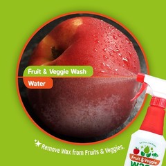 Fruit & Veggie Wash – Produce Cleaner Spray 32 fl oz | Removes Waxes & Harmfu…