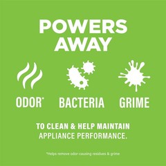 Affresh Washing Machine Cleaner, Helps Power Away Odor Causing Bacteria & Grime