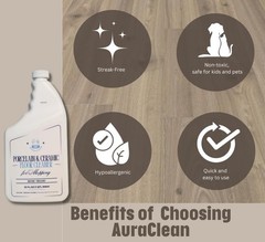 Porcelain & Ceramic Tile Floor Cleaner – Mop Soap Concentrate for mopping – S…