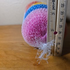 6pcs Nylon Plastic Round Scrubber Kitchen Cleaning Plastic Pot Pan Dish Washer