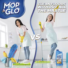 Mop and Glo Professional Multi-Surface Floor Cleaner – 64 oz. (2-Pack) NEW