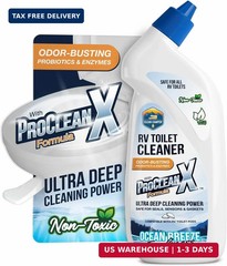 Clean Camper RV Toilet Bowl Cleaner ProClean X™ Formula | Enzyme & Probiotic Pow