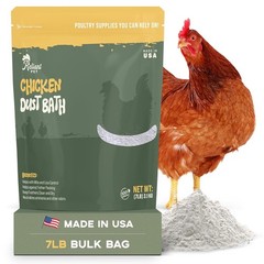 USA Made 7lbs Natural Chicken Dust Bath Kit for Hens and Chickens