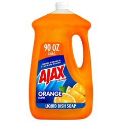 Ultra Triple Action Dishwashing Liquid Dish Soap Orange Scent 90 Fluid Ounce