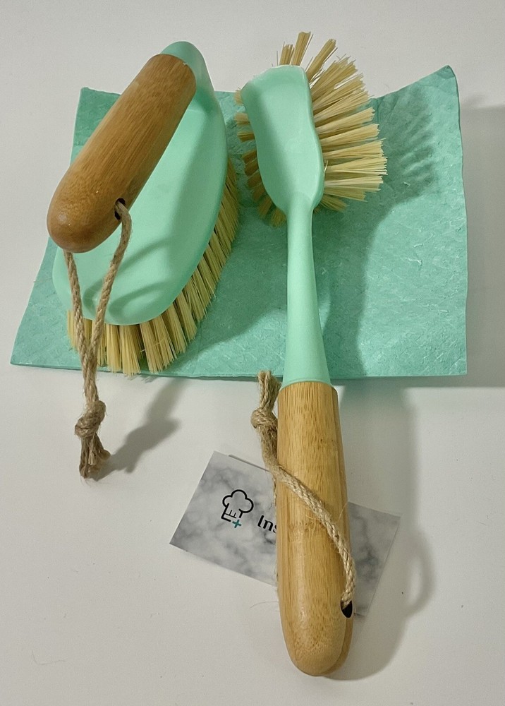 (3) Scrub Brush Set For Cleaning Instant Pot – Swedish DishCloth & brushes