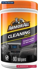 Armor All Car Cleaning Wipes, Wipes for Car Interior and Car Exterior, 90 Wipes