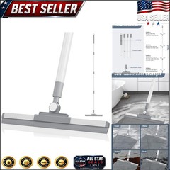 nacena Floor Squeegee, 52-in Adjustable Long Handle Squeegee for Floor Water Rem