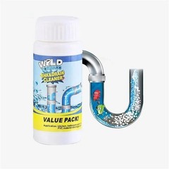 3x Fast Drain RemoverHot Sink Pipe Dredge Bomb Toilet- Quick Foaming Cleaner