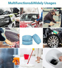 20pcs Automotive Windshield Cleaning Sheets, Concentrated Multi-Functional Fluid