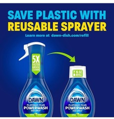 Dawn Platinum Powerwash Dish Spray, Apple Scent Refill, 16oz (Pack of 6)