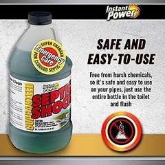 New Septic Shock Tank Treatment Drain Cleaner 6 Pack 67.6oz RV Safe Clog Remover