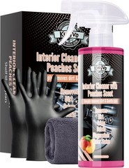 Kingvo Car Interior Cleaner, Interior Cleaner Carpet Dashboard Vinyl Sofa Lea…