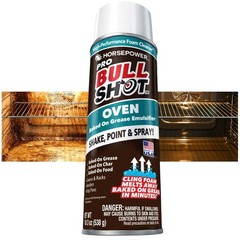 Bull Shot Oven Cleaner, Professional Strength Foam Melts Away Baked-On Grease