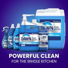 Dawn Professional Dishwashing Liquid Long Lasting Suds Grease Cleaner 58% More