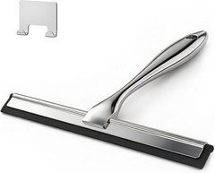 12-Inch All-Purpose Shower Squeegee for Shower Doors, Tile Shower Walls, Bathroo