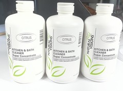 Lot of 3 Sealed Natural Visions Cleaning Concentrate 1 Liter Animal Cruelty Free