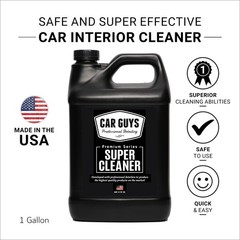 Super Cleaner 1 Gallon Refill | Effective Car Interior Cleaner | Leather Car Sea