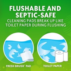 Scrubbing Bubbles Flushable Toilet Bowl Wand Cleaner Refills Fresh Brush 20CT1PK