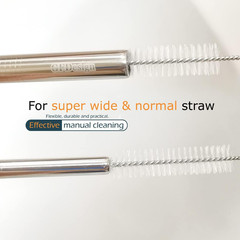 Gfdesign Drinking Straw Cleaning Brushes Set 17″ Extra Long 1/2″ Extra Wide Pipe