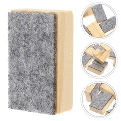 24 Pcs Small Felt Wood Eraser for Classroom Office and Home Cleaning