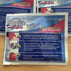 Woolite Dry Clean at Home Dry Cleaner’s Secret 1 Open Box 5 Sheets Total