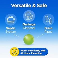 Garbage Disposal Cleaner Deodorizer 60 Count Assorted Scents Value Pack Drain
