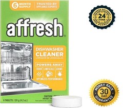 1 | ONE BOX Affresh W10549851 Dishwasher Cleaner 6 Tablets In the Box