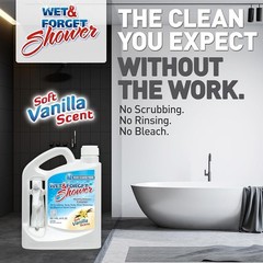 Powerful Shower Cleaner Non-Scrub Soap Scum Grime Remover Tile Glass Bathtub New