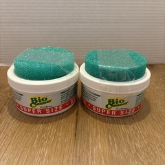 NEW 2ct Lot Bio Cleaner Cleaning Clay Eucalyptus Super Size 17.5 oz W/ Sponges
